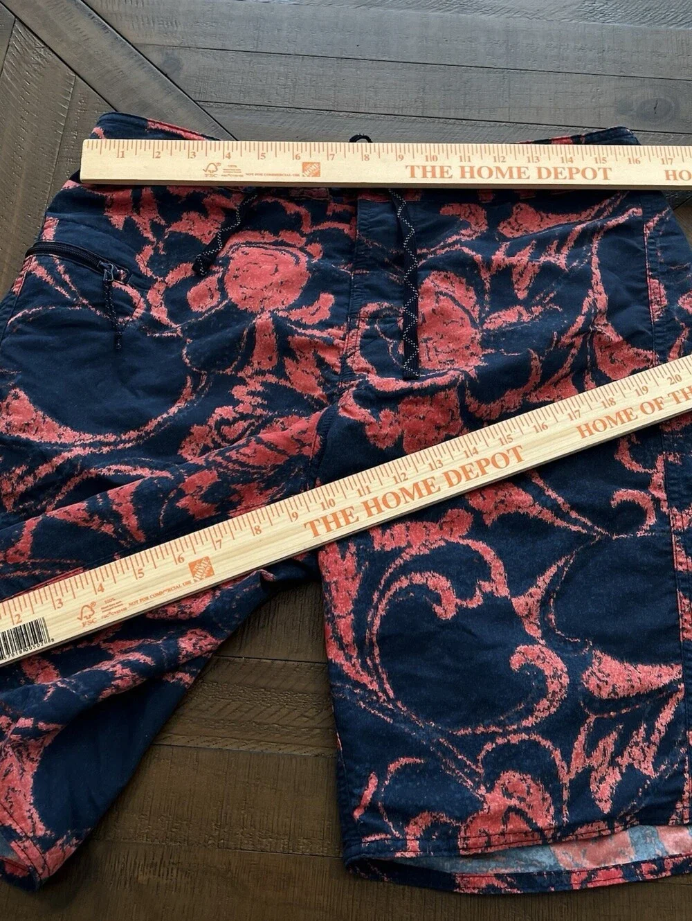 Patagonia Baroque Floral Drawstring Hybrid Boardshorts Men's SZ W33